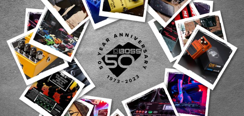 BOSS 50th Anniversary Pedals